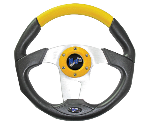 Image of the Transformer Collection Yellow Steering Wheel accessory.