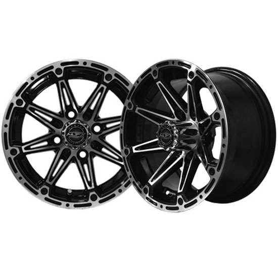 Image of the Element 14 x 6 Machined Black Wheel accessory.