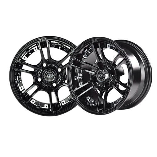 Image of the Mirage 12 x7 Black Wheel with Center Cap accessory.