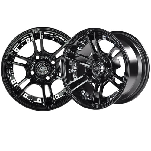 Image of the Mirage 14 X 7 Black Wheel with Center Cap accessory.