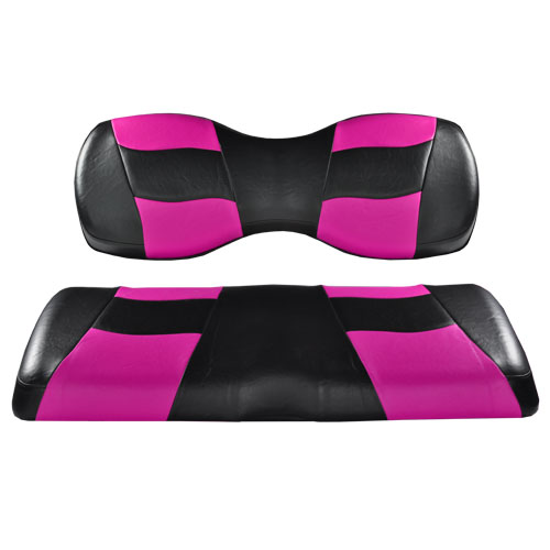 Image of the RIPTIDE Black Pink Two Tone Seat Covers accessory.