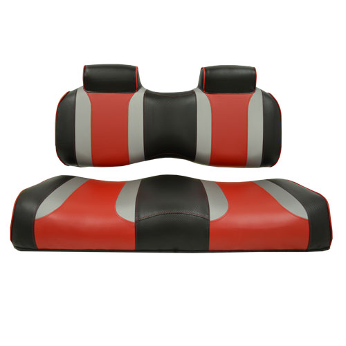 Image of the Tsunami Seat Cushion Set Shockjet with Liquid Silver Rush and Shock Hot Rod accessory.